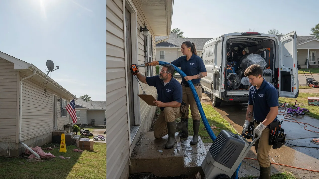 Ceiling Water Damage Restoration in Jeffersonville, IN near me